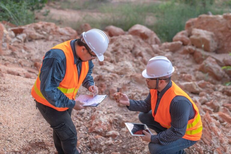 שני קבלני איתור ומיפוי תשתיות מבצעים עבודה בשטח