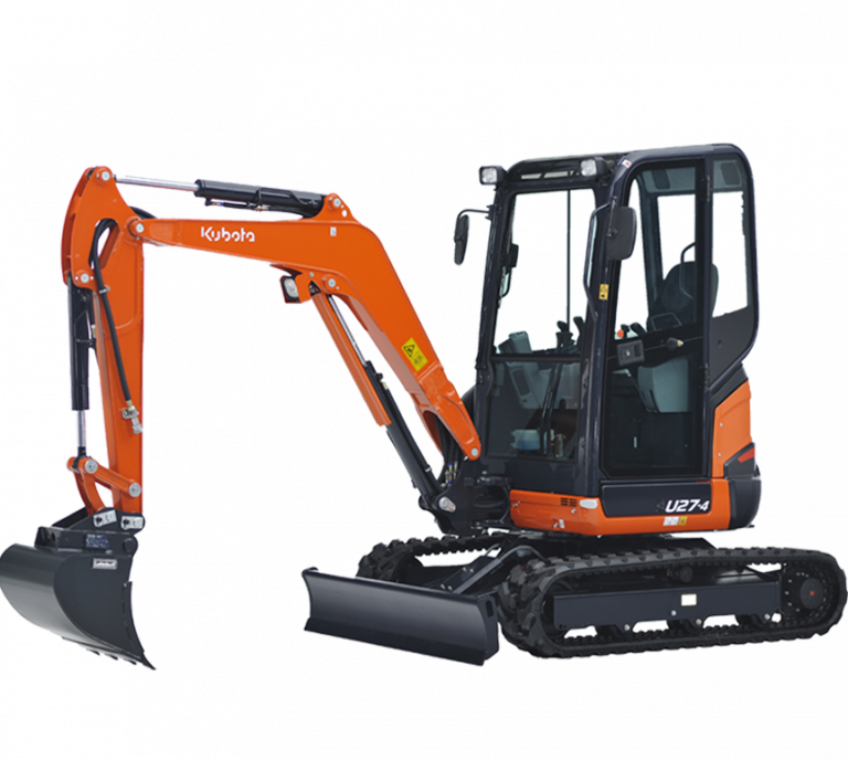 Kubota U27-4 מבט קדמי