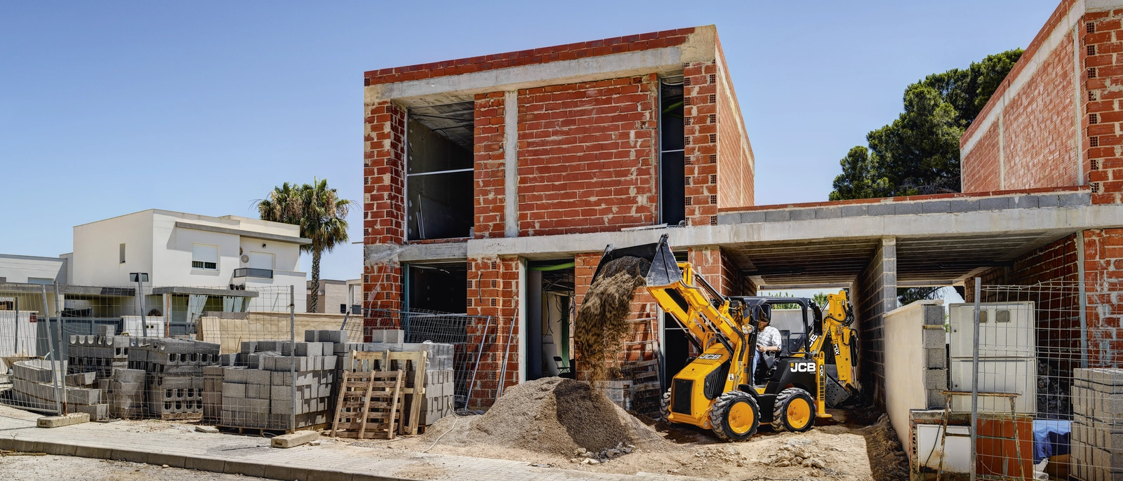 JCB 1CX מבט צד